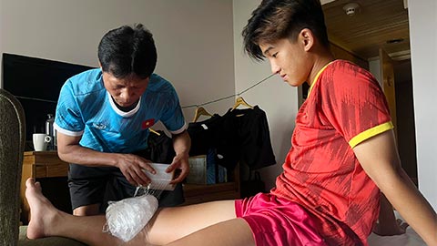 U17 Việt Nam thở phào với ‘chuyên gia đá phạt’ Huỳnh Triệu